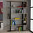 Mito 5 Tiers Wall Mounted Bookcase Modern Display Unit-114723067