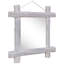 Arely Wood Flat Mirror