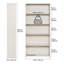Bibliothèque en bois à 5 niveaux, organisateur de rangement autoportant pour livres et décor, idéal pour la maison et le bureau