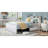 Bed Frame with 2-Tier Storage Adjustable Headboard & Charging Station, Solid and Stable, No Box Spring Needed, Noise Free, Easy to Assemble-499618465-499618471