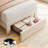 Twin Bed Frame with Under-Bed Drawer, Upholstered Platform Bed with Wave Headboard-117326982