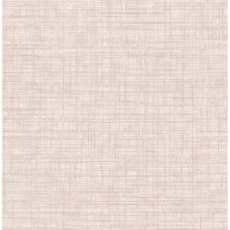 Corrado Linen 10.06m x 52.07cm Textured Semi-Gloss Paste the Wall Wallpaper Roll, Rose