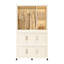 Armoire portative - 9 barres de garde-robe en 1 pour une durabilité accrue et un rangement fiable des vêtements