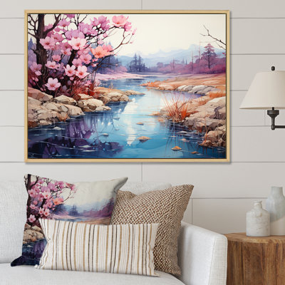 Impression sur toile «Al tranquillité» - campagne