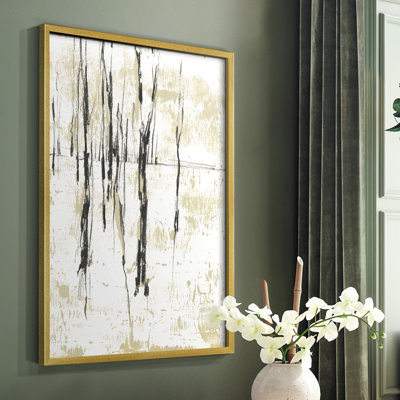 Gilded Forest I Framed Print - Solid Wood