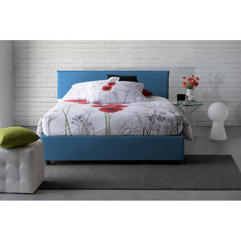 Minori Cm 160x200 Bed, Blue