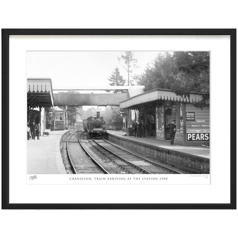Cranleigh, Station 1908 by Francis Frith - Single Picture Frame Print, 28cm H x 36cm W x 2.3cm D
