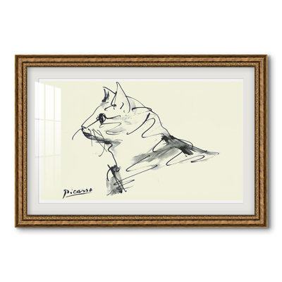 Le Chat, vers 1961 - Pablo Picasso - Estampe encadrée sur mesure