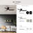 Rynn 48" 3-Blade Indoor/Outdoor Matte White Flush Mount Modern LED Ceiling Fan with Wall Control-127174491