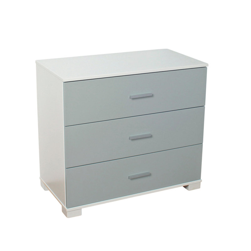 Rhine Solid Wood 80cm W 3 - Drawer Chest of Drawers