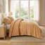 Ensemble d'édredon en sherpa Madison Park Jacquard Ivory-138183767-138183769