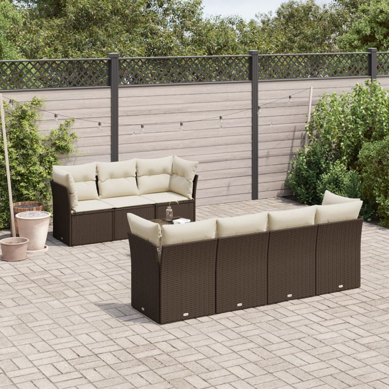 Ensemble de canapé de jardin modulaire Vidaxl
