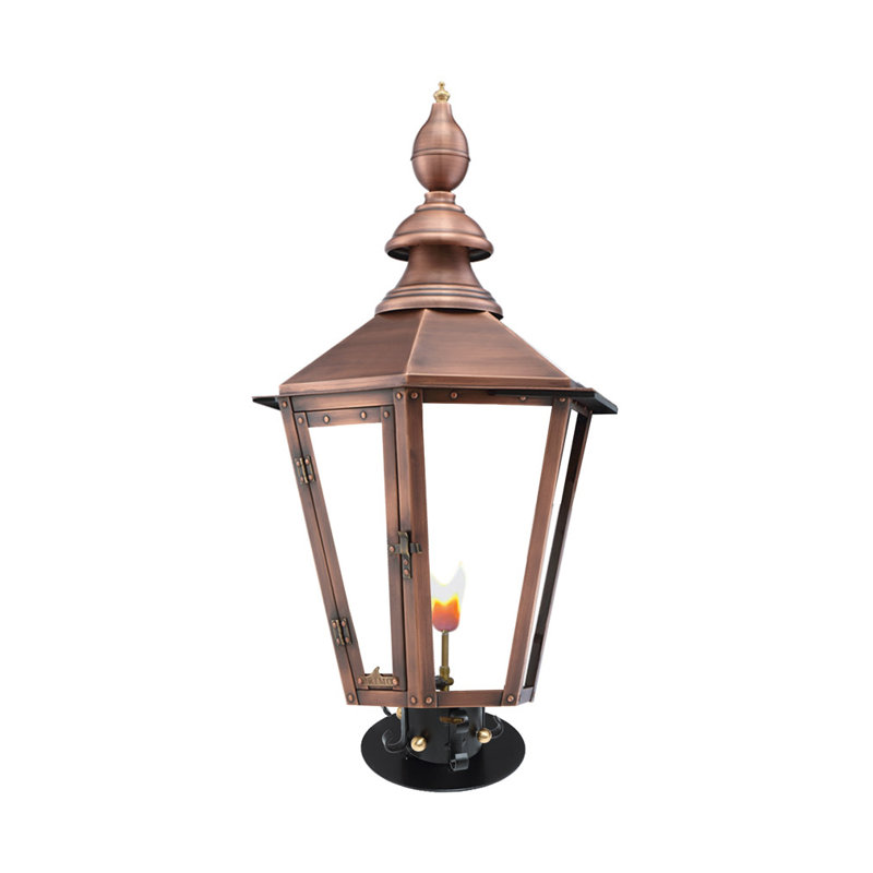 Vicksburg Outdoor Wall Lantern, 17" H x 16" W x 16" D