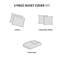 Couette en coton, blanc / gris, 2 taies décoratives, coussins, entretien facile, fermeture à boutons, vapeur-121400126