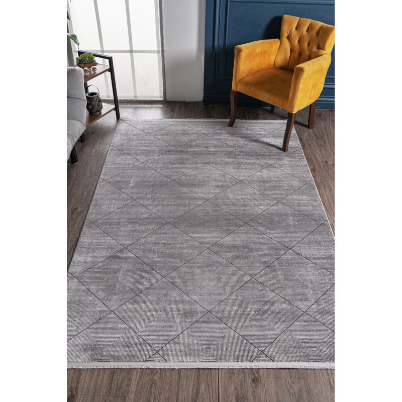 Naysa Solid Colour Area Rug, Rectangle 200 x 290cm