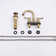 Centerset 2-handle Bathroom Faucet with Drain Assembly
