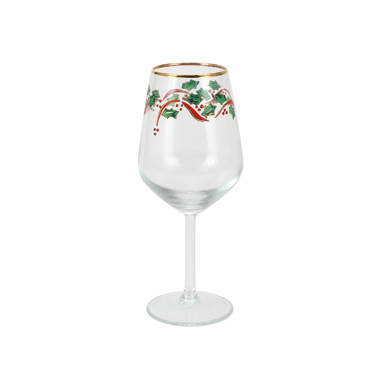 Yesbay Wine Glass Exquisite Stable Base Transparent Rose Shape Goblet Cup  for Home,Transparent 