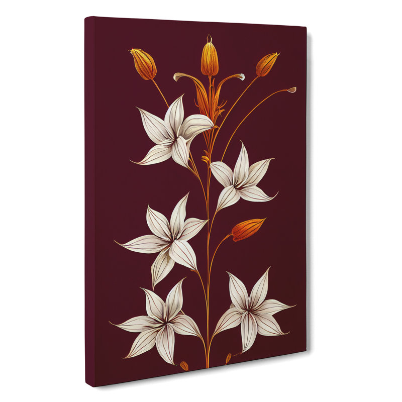 Flawless Flowers - Wrapped Canvas Painting, 50cm H x 35cm W