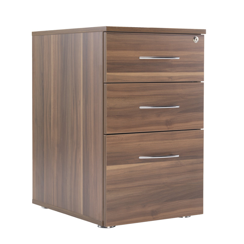 Bondurant 43.5cm Wide 3 -Drawer File Cabinet, Dark Walnut