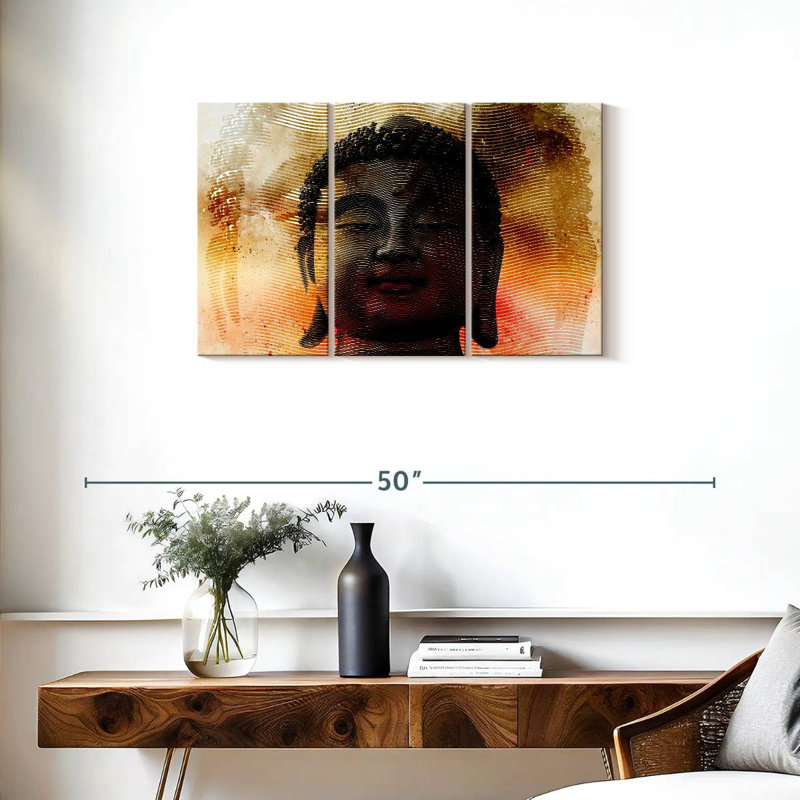 Leisha Vibes Buddha, 20" H x 33" W