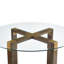 Arsos Round Glass Top Dining Table