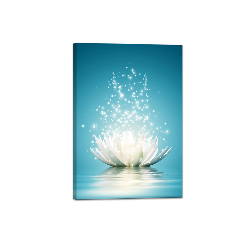 Wrapped Canvas Print, Teal