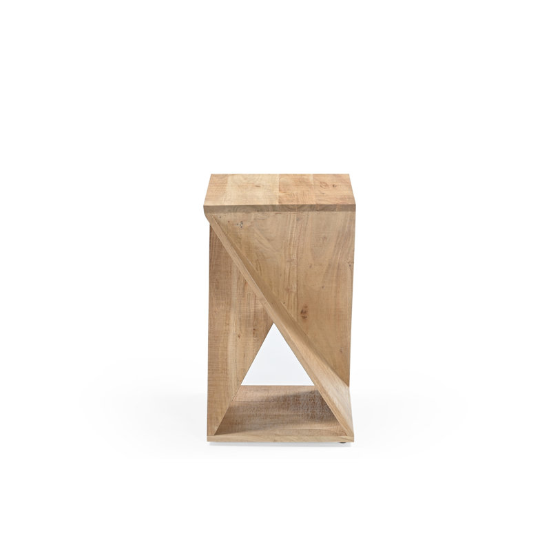 Solid Wood End Table