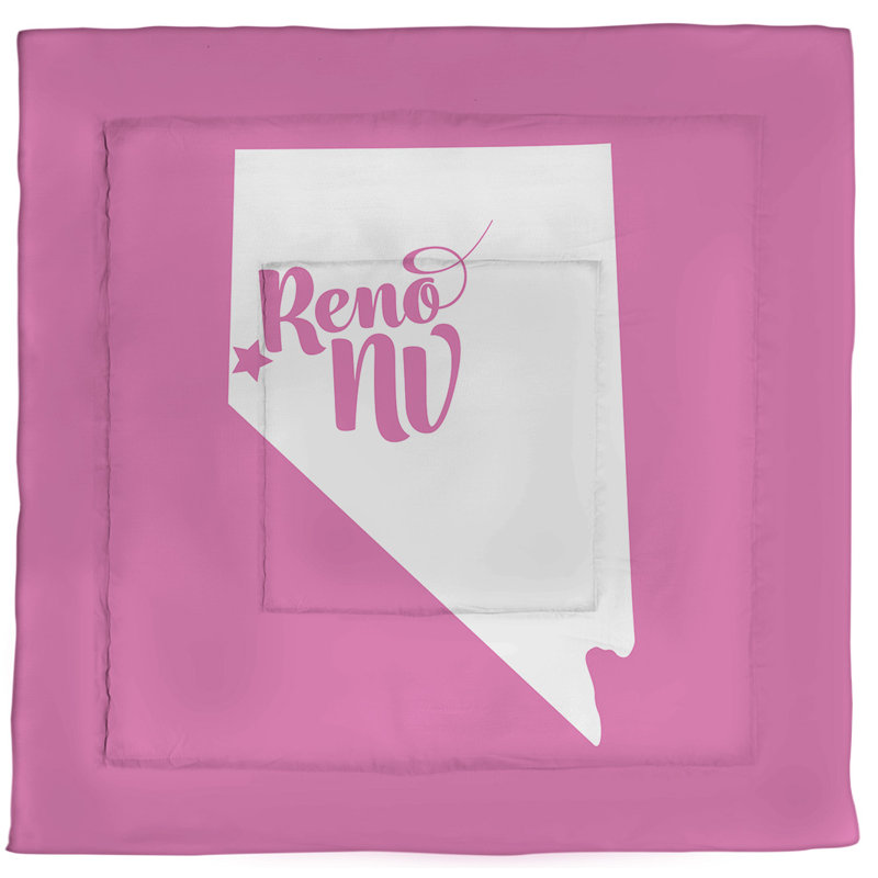 Nevada Polyester Comforter, Twin Comforter, Pink