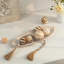Plateau décoratif en forme de feuille en bois: plaque décorative en forme de feuille en forme de bol pour bougie en cristal