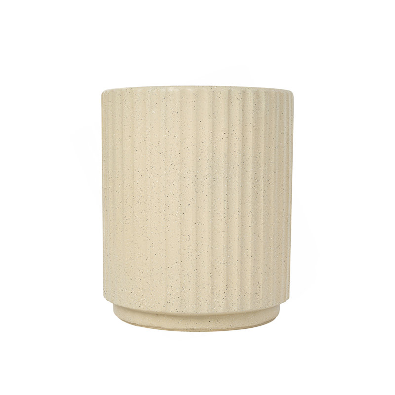 Table d'appoint d'extérieur, table de bout Mgo, Beige