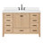 Cambridge 55'' Single Bathroom Vanity with White Quartz Top-960000529-941400775