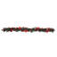 270cm Lighted Faux Poinsettia Garland with Lights