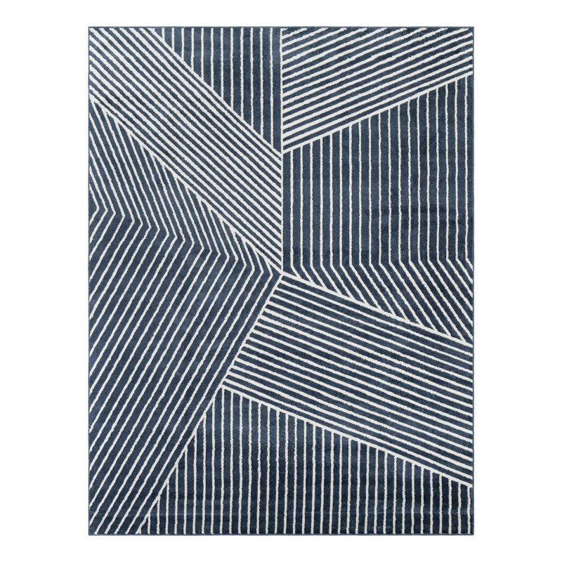 Tapis Latitude Run® Orkla Nikolis bleu, Rectangle 10 pi x 13 pi 1 po