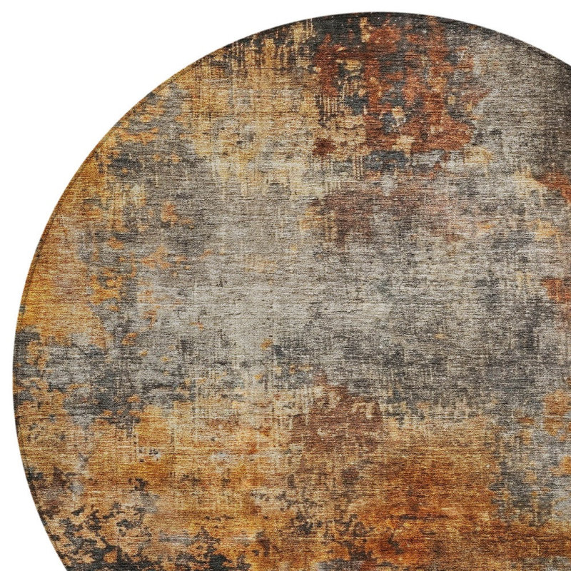 Tapis d'extérieur rond 8 pi