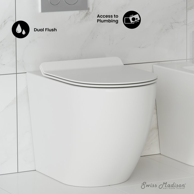 Cuvette de toilette allongée St. Tropez, Blanc