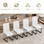 Ensemble de 2 chaises de salle à manger modernes et rembourrées avec dossier haut-741262352-741262358-741262354