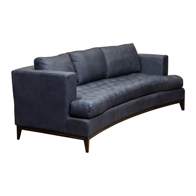 Luna Sofa in Juneau Buckskin, Angelina Midnight 