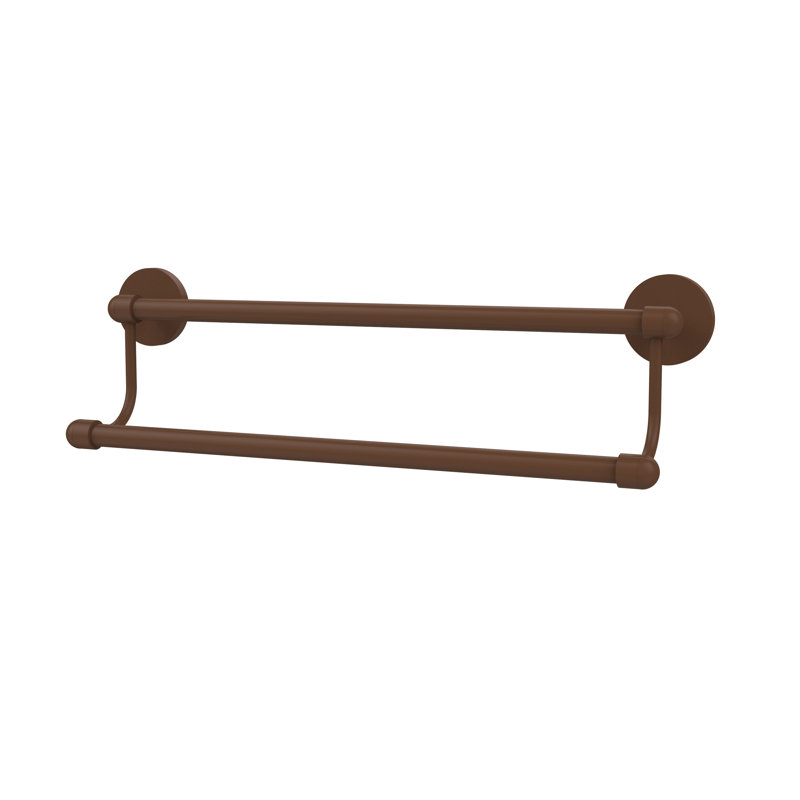 Porte-serviettes mural double Itzhak, Bronze antique