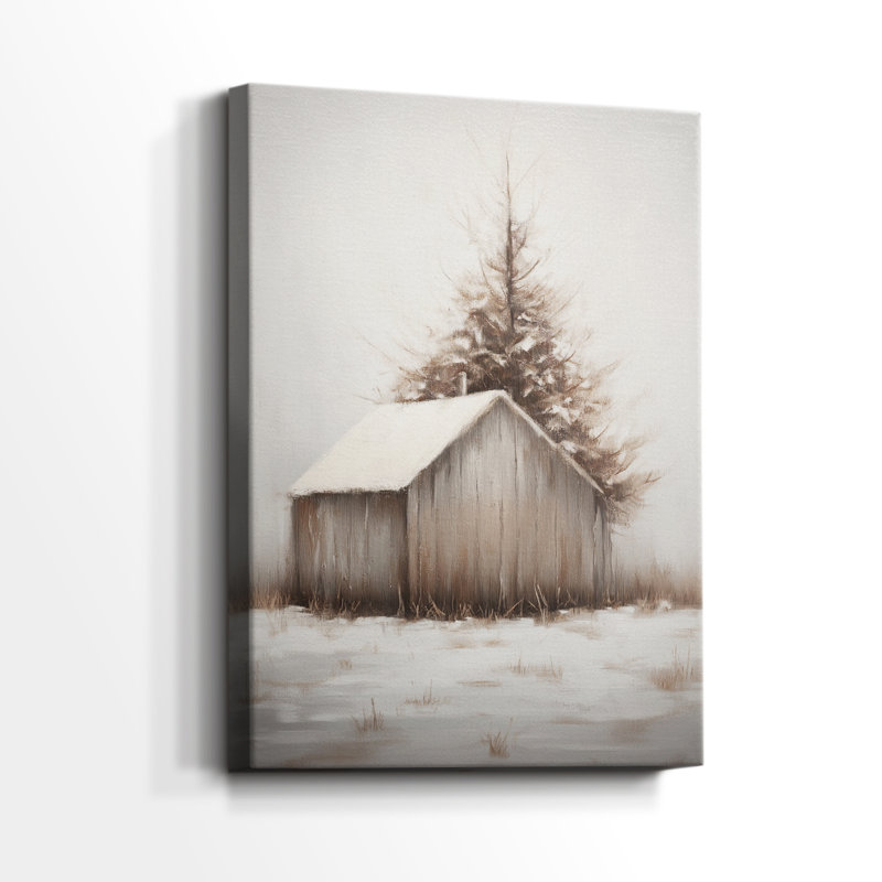 Art des Fêtes de Noël - Toile tendue avec châssis - Série 2-CDVI, H 12 po x l 8 po