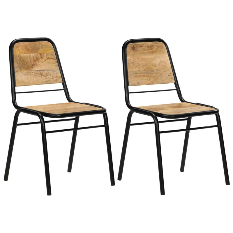 Paloalto 45cm H Metal Side Chair in Brown