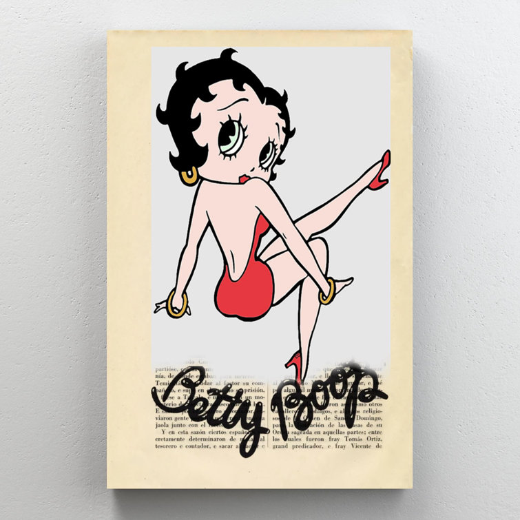 Betty Boop Model of Moxie Framed Art Print