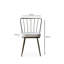 Chaise d'appoint rembourrée en velours à dossier Windsor-943405801-943405804-975696546