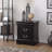 Black Finish Philippe III Nightstand-977768448