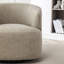 Fauteuil demi-tonneau pivotant de 32 po Tybias-715536407