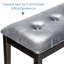 Ouarzazate Faux Leather Upholstered Bench-2021134259