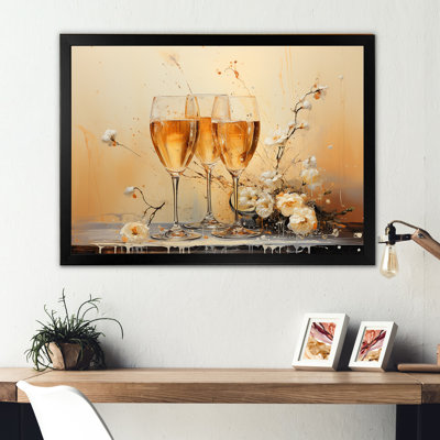 French Champagnes Cheers II - Imprimé