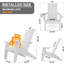 Chaise Adirondack en plastique Academy-735172790