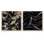 Aurore - Ensemble de 2 collages carrés abstraits-101844274-101844275