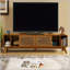 Meuble télé 67,9 po Mid-Century Modern Rattan-75321585