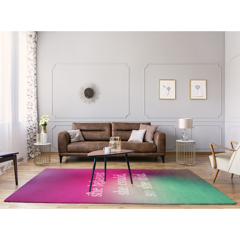 Tapis en chenille polyuréthane, Rectangle 5 pi x 7 pi